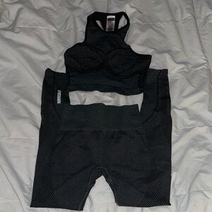 Gymshark Olive Green Workout Ensemble